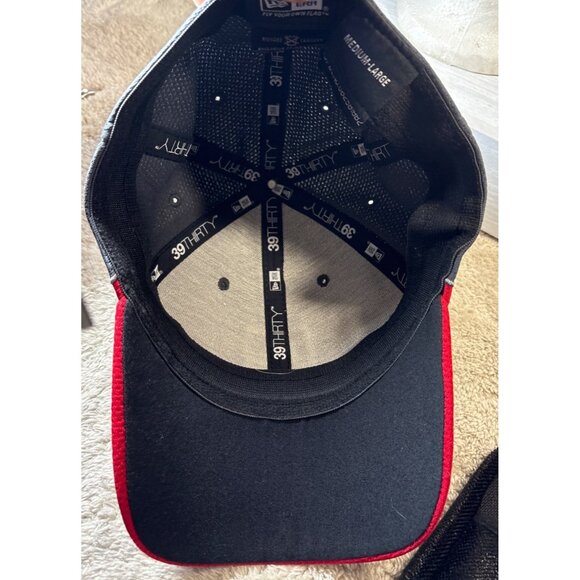 TMMC Toyota RAV4 Gray Red Stretch-Fit Cap Hat Medium Large New Era 39Thirty - Picture 5 of 7